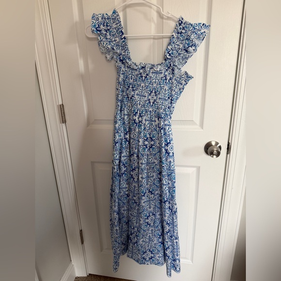 Hill House Dresses & Skirts - Hill House Blue and White Floral Maxi Dress